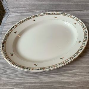 Antique John Maddock & Sons Royal Vitreous England Serving Platter 13.5" x